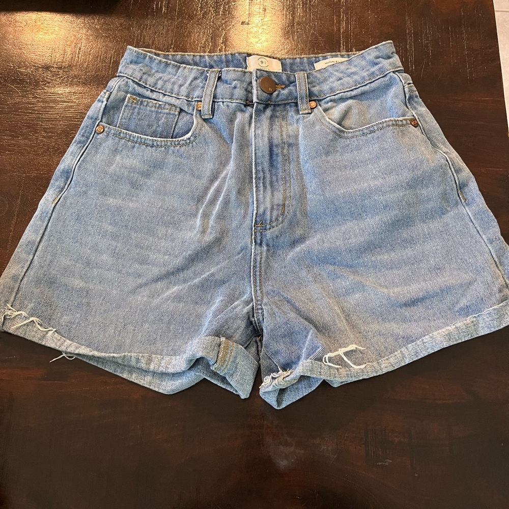 Light Blue Denim Shorts